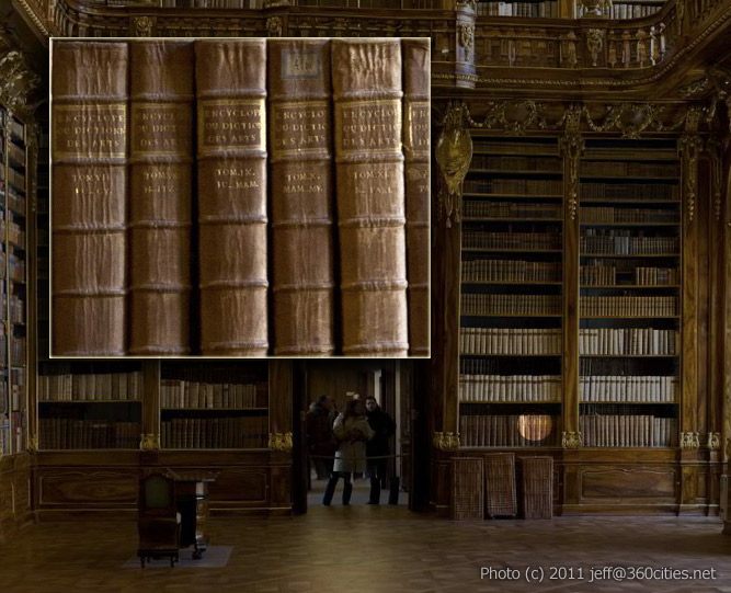 Strahov library, Prague - world's largest indoor photo!