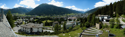 View from Waldhotel Davos