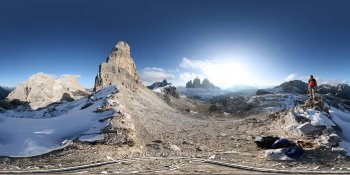Dolomite Mountains, Italy (2) panorama