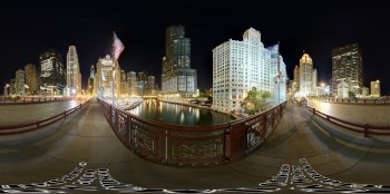 Downtown Chicago, USA panorama