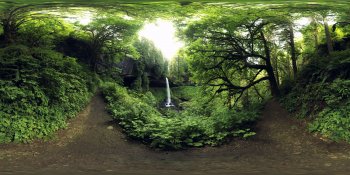 North Falls, Salem, Oregon, USA panorama