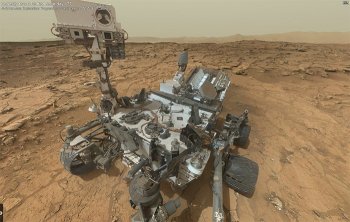 Curiosity Rover, Mars panorama